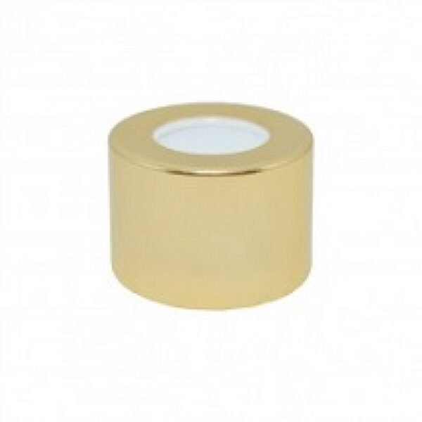 Tampa com furo luxo dourada R18/410