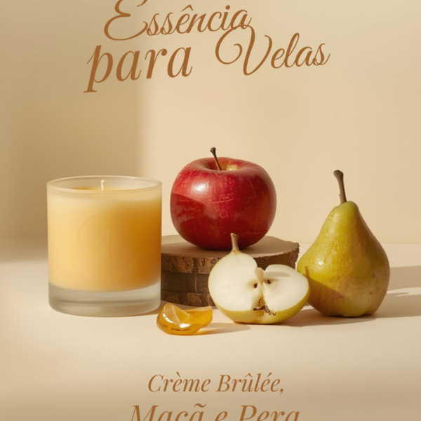 "Frasco da Essência Creme Brûlée