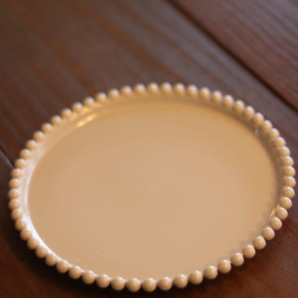 Bandeja Acrílico Bege para decoração elegante