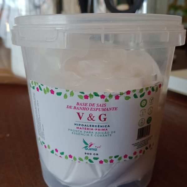 Sais de Banho Artesanais Espumantes V&G para relaxamento e hidratação"
