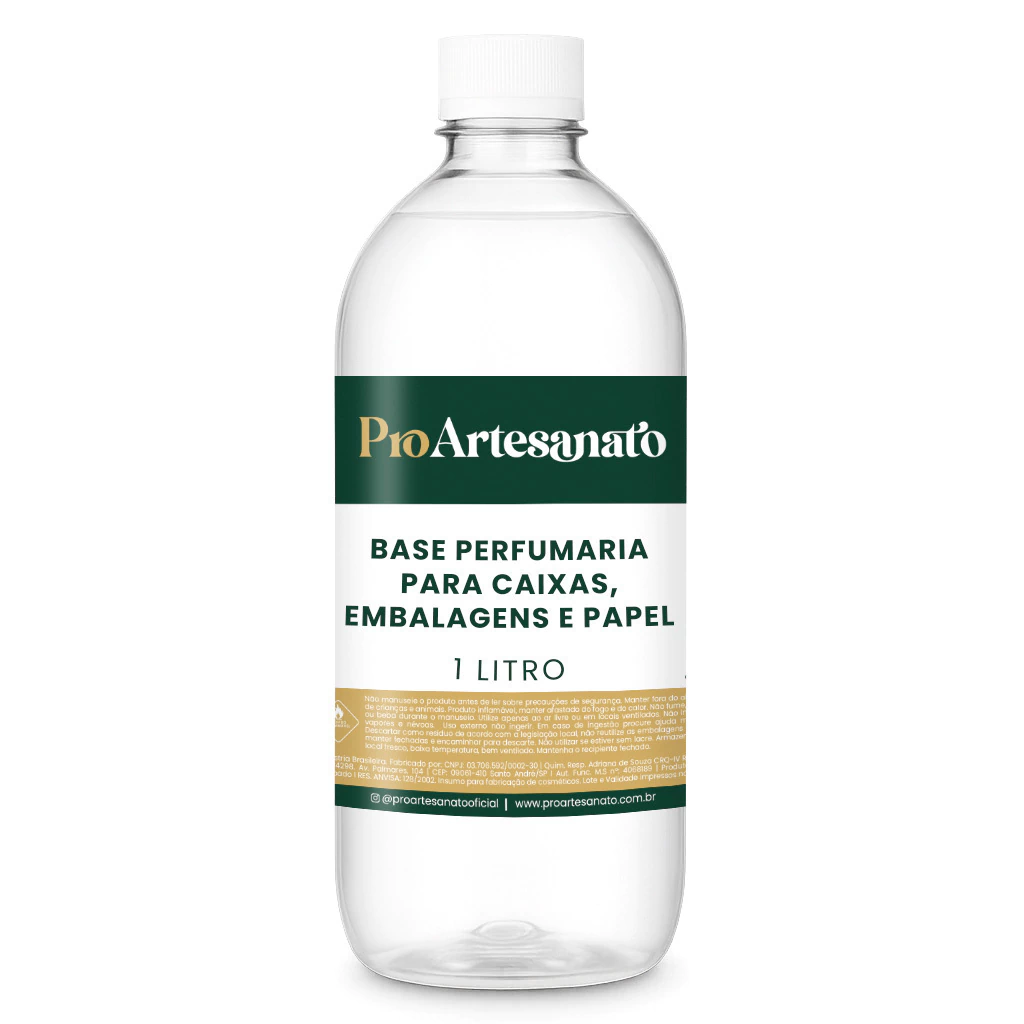 Base Perfumaria para Caixas, Embalagens e Papel (LT) – Toque Sofisticado com Fragrância | Pro Artesanato