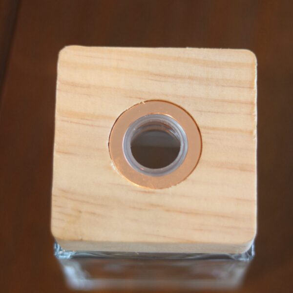 Tampa Cash Quadrada Madeira R 28